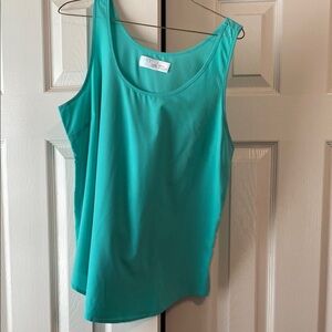 Women's Turquoise Sleeveless Top